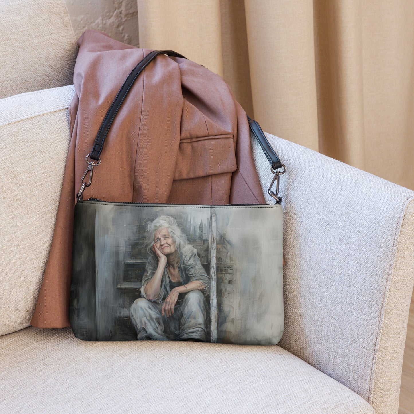 Peaceful Upset Crossbody bag