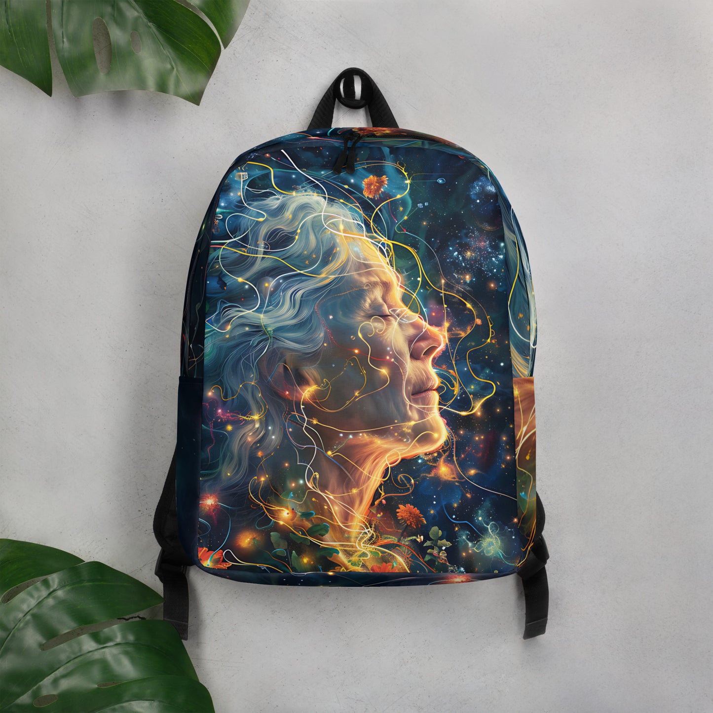 Golden Reflections Minimalist Backpack