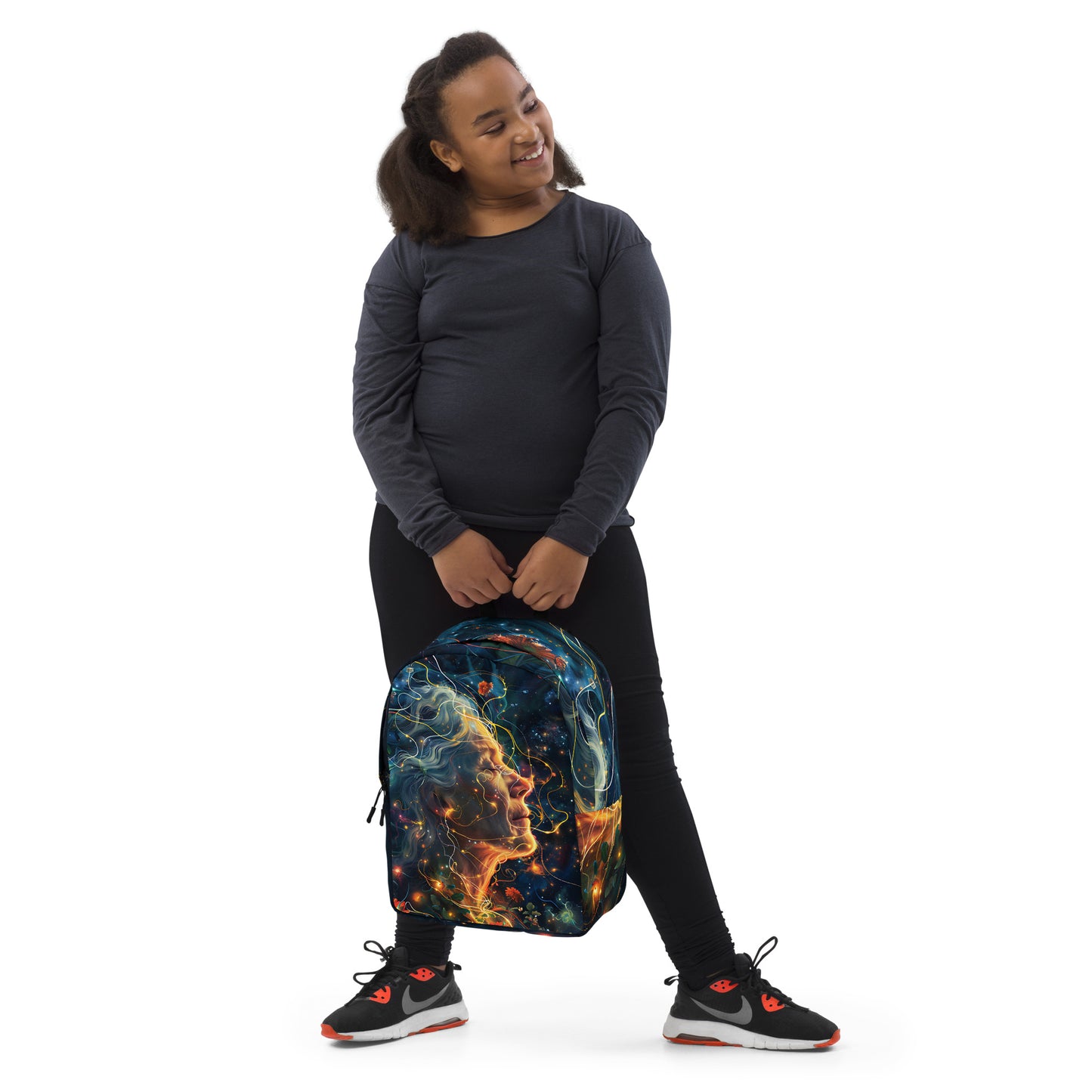 Golden Reflections Minimalist Backpack