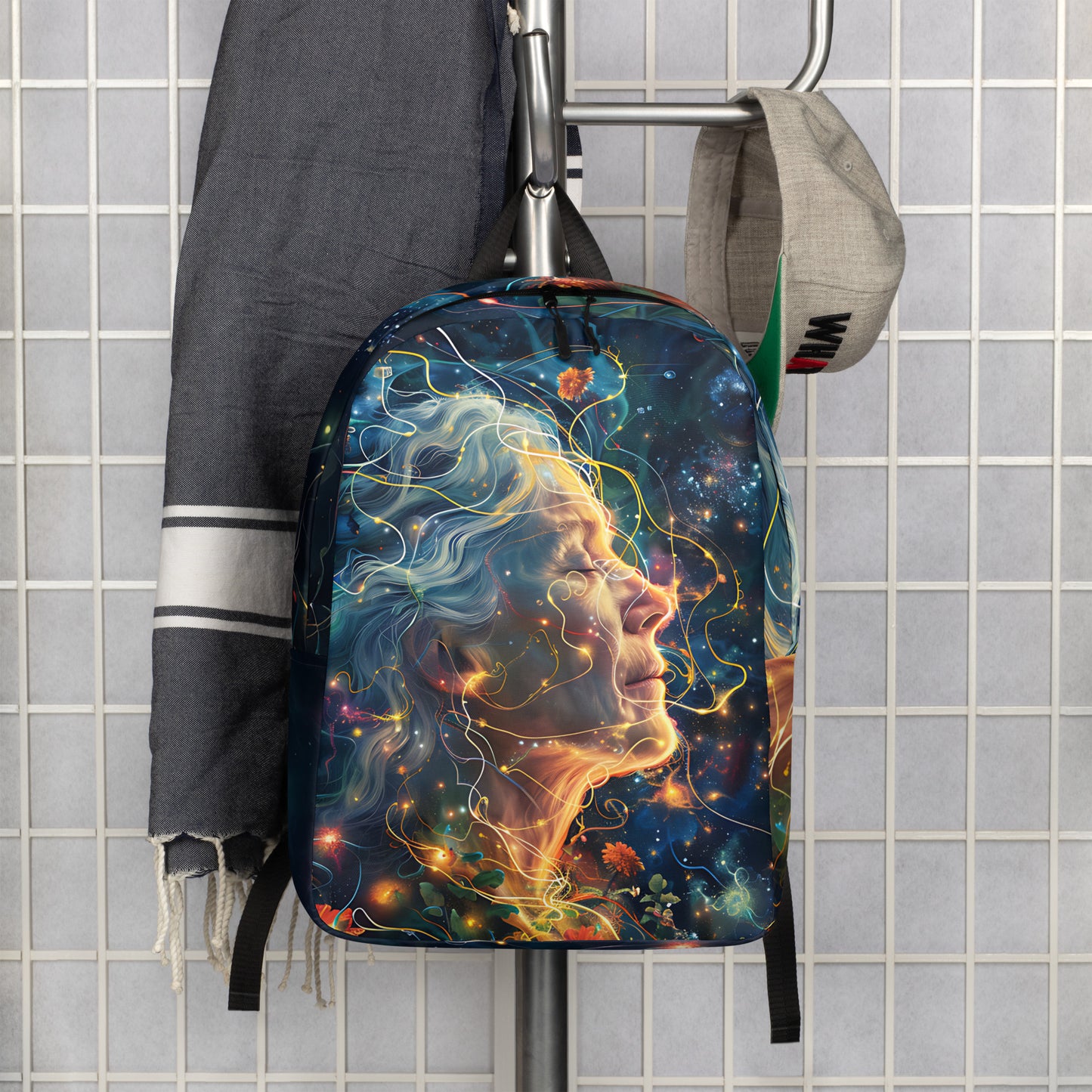 Golden Reflections Minimalist Backpack