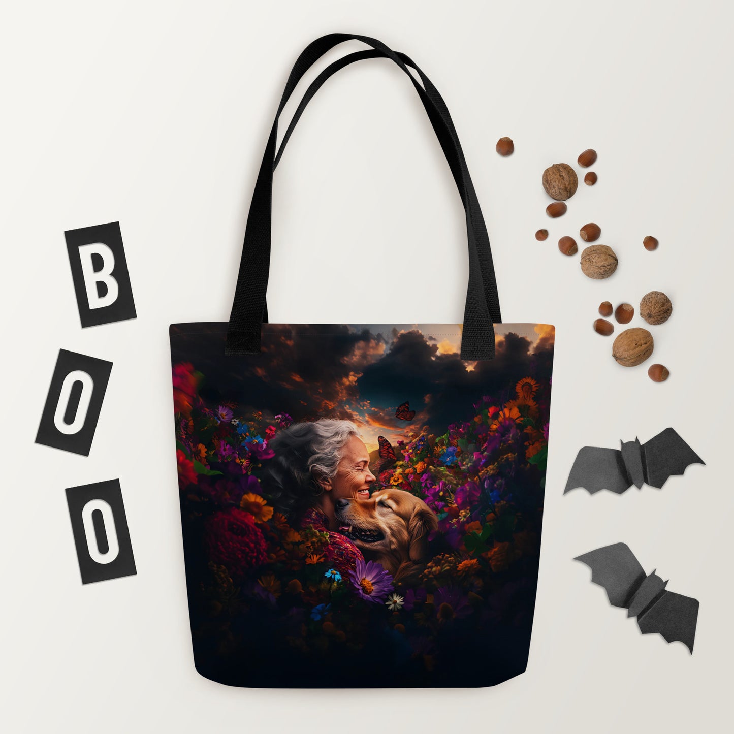 Petal Embrace Tote bag