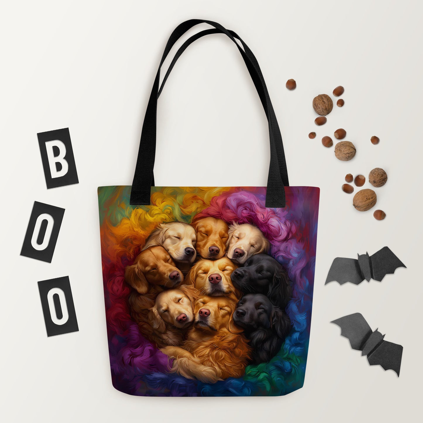 Rainbow Nest Tote bag