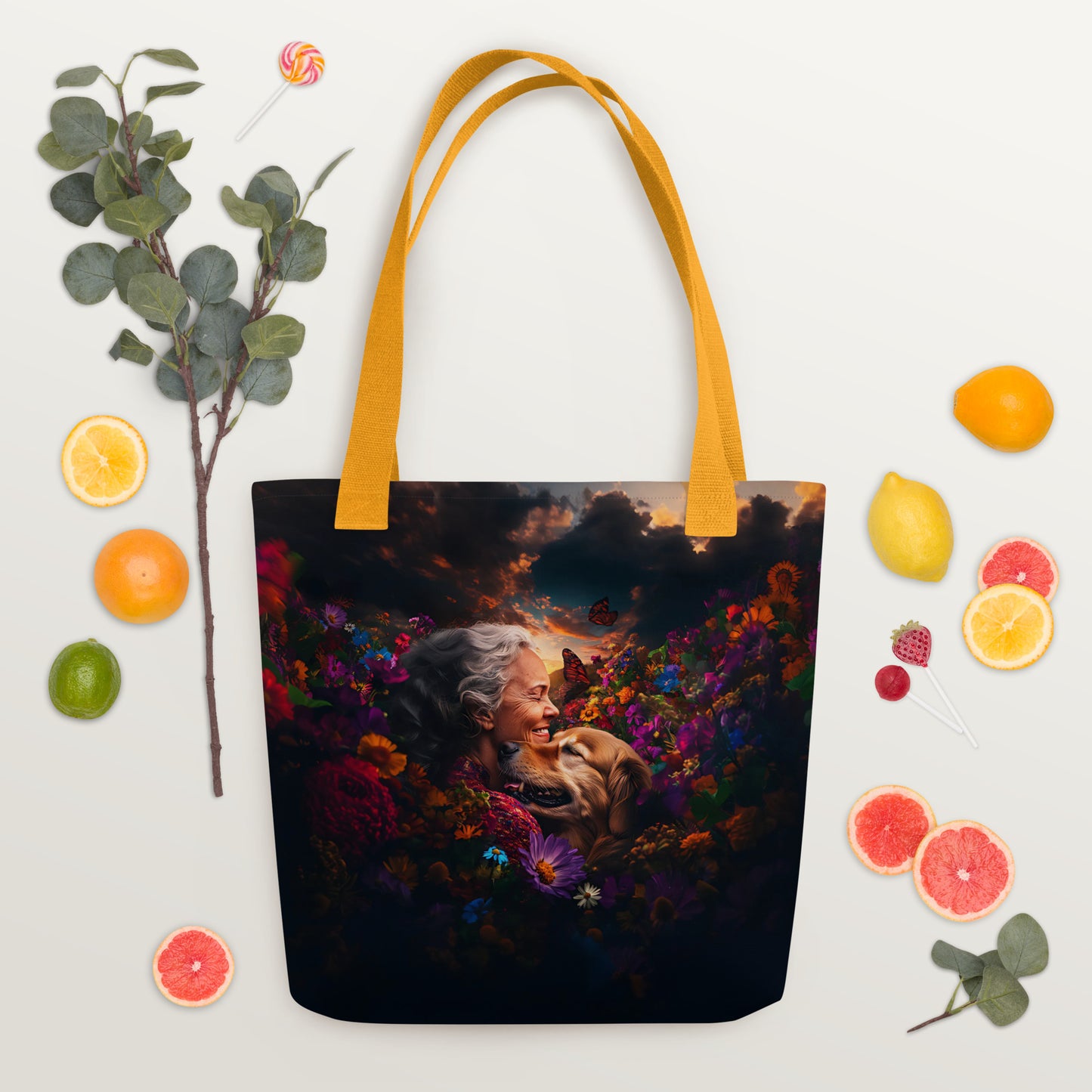 Petal Embrace Tote bag
