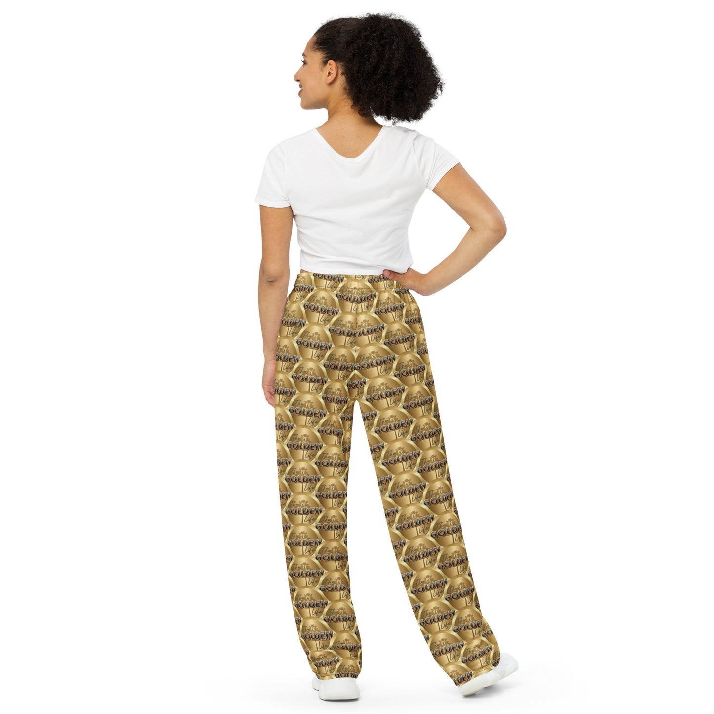 TGLC Branded All-over print unisex wide-leg pants
