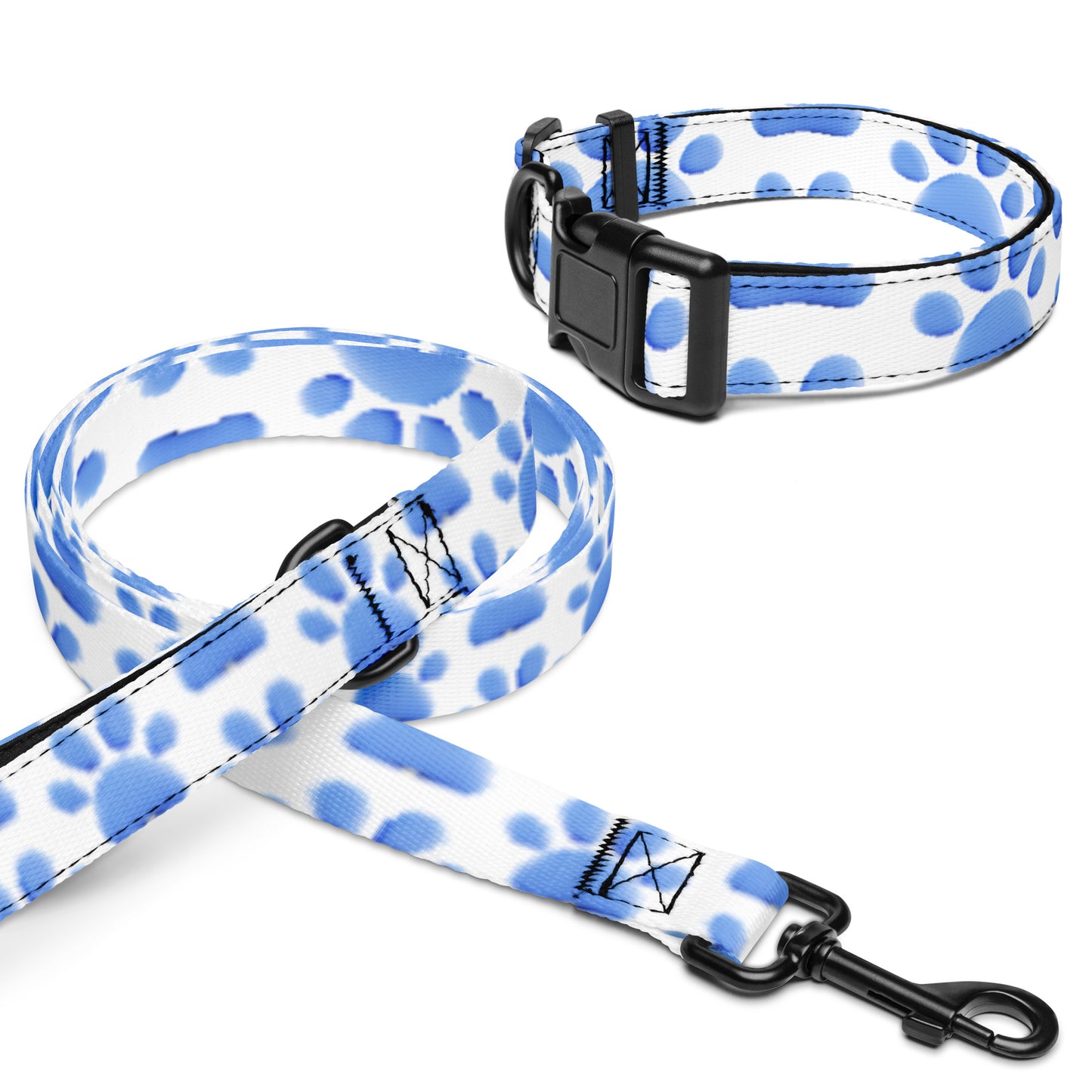 Blue Paws Pet collar & leash