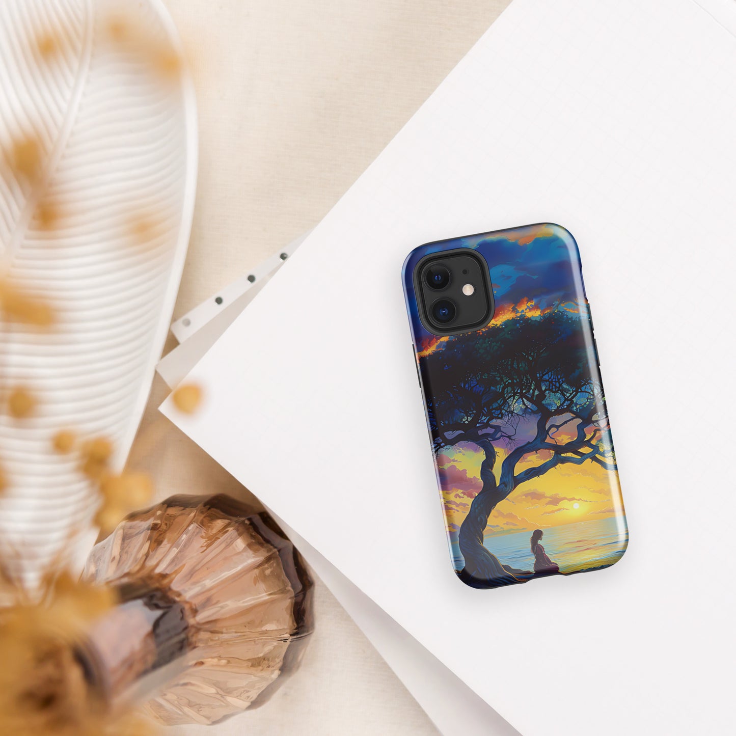 Gleaming Serenity Tough Case for iPhone®