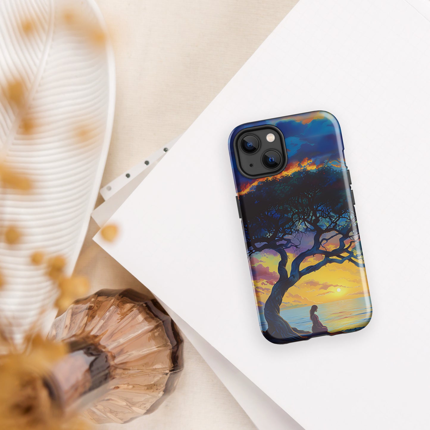 Gleaming Serenity Tough Case for iPhone®