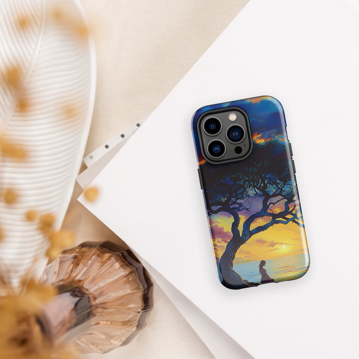 Gleaming Serenity Tough Case for iPhone®