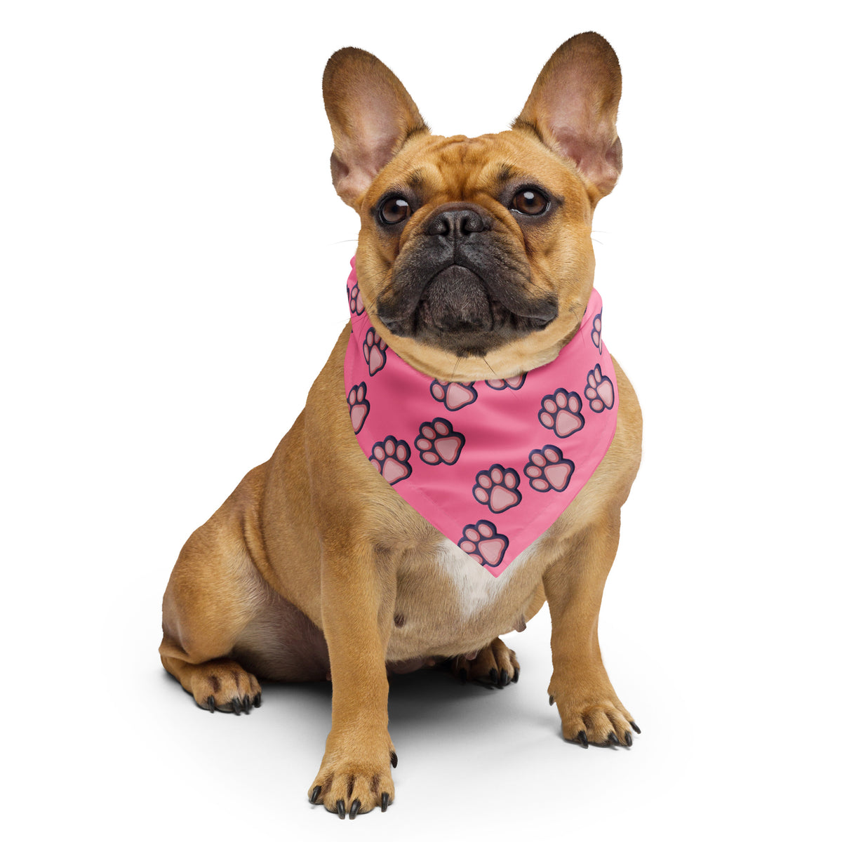 Pink Paws All-over print bandana