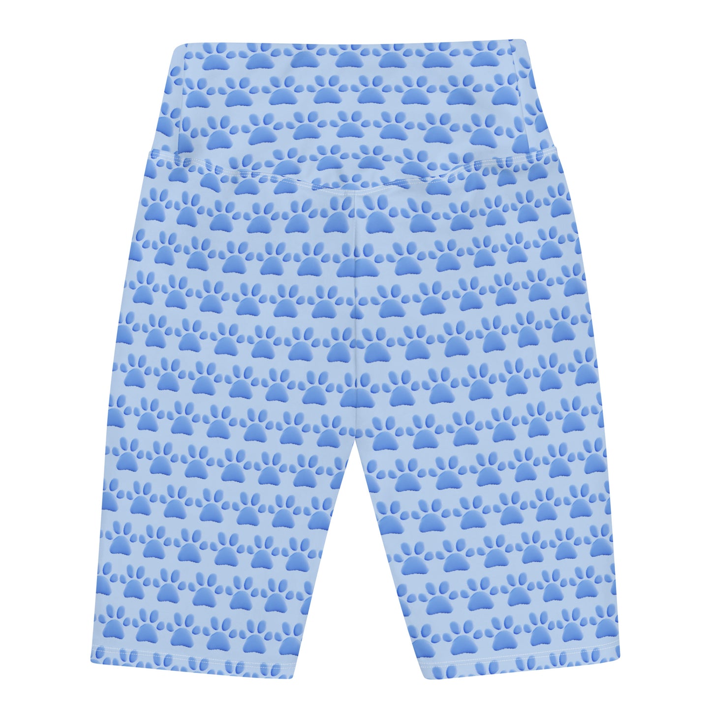 Blue Paws Biker Shorts