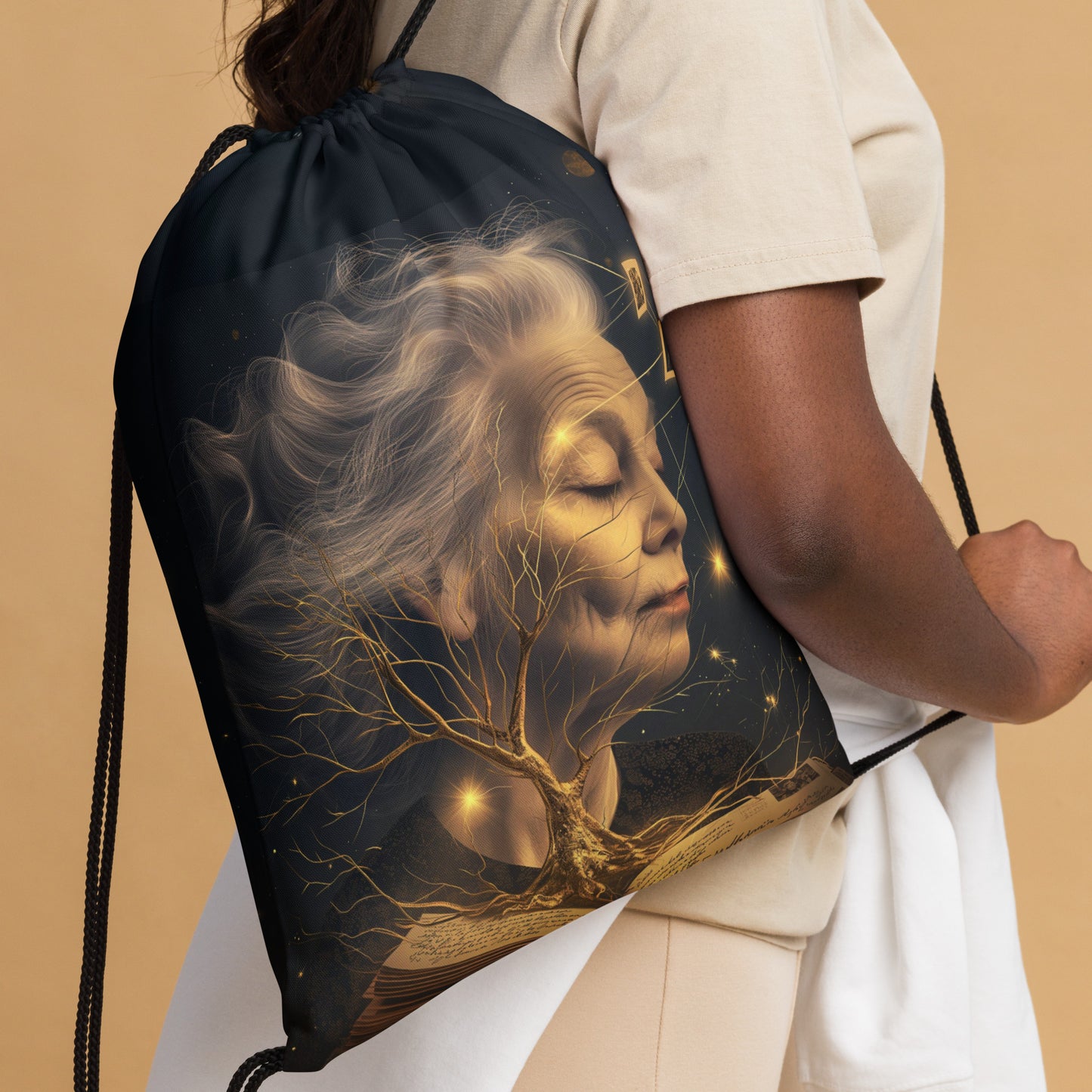 Golden Legacy Drawstring bag