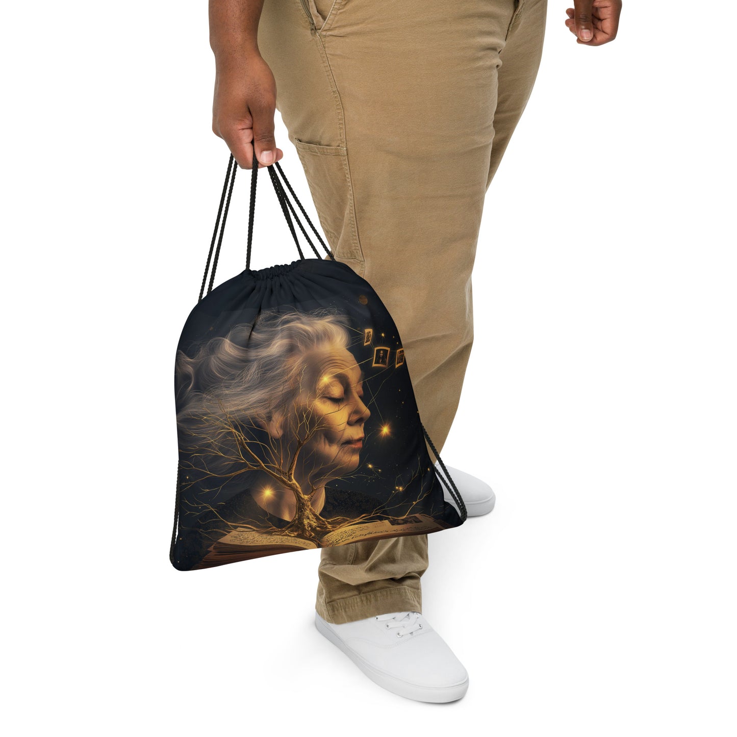 Golden Legacy Drawstring bag