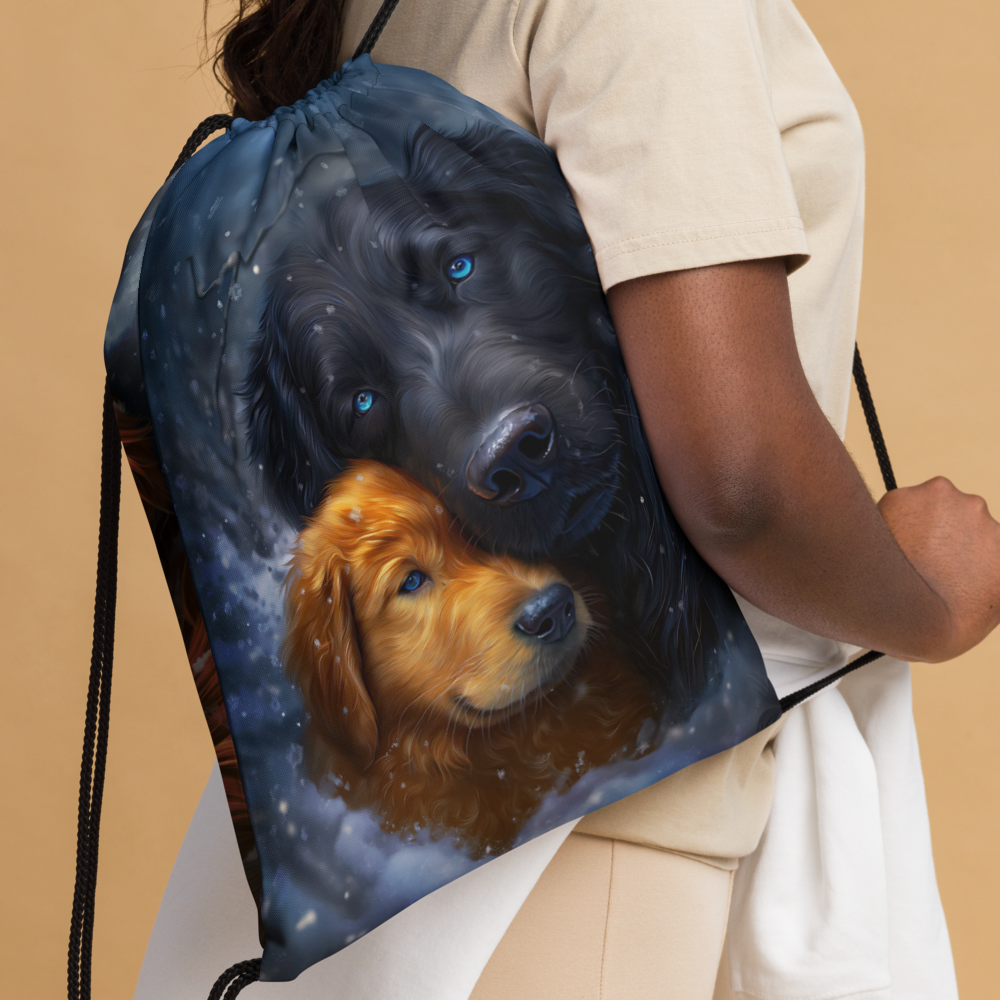 Winter Guardians Drawstring bag