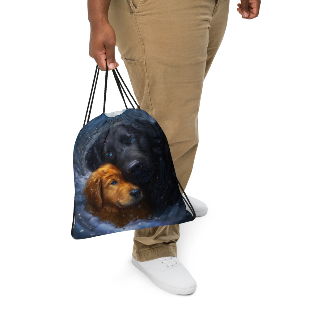 Winter Guardians Drawstring bag