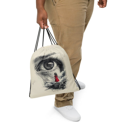 Through My Mother’s Eyes: A Glimpse Drawstring bag