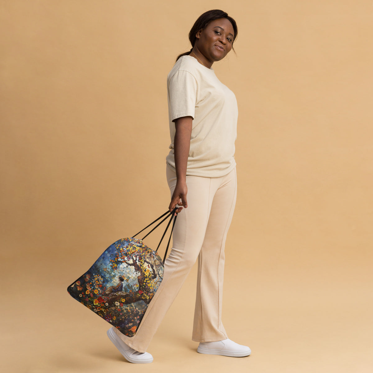 Serene Spirit Drawstring bag