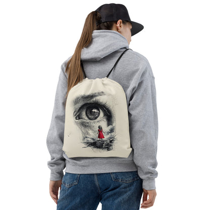 Through My Mother’s Eyes: A Glimpse Drawstring bag