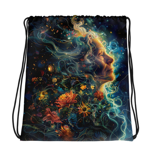 Golden Reflections Drawstring bag