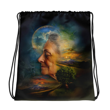 In Heaven Drawstring bag