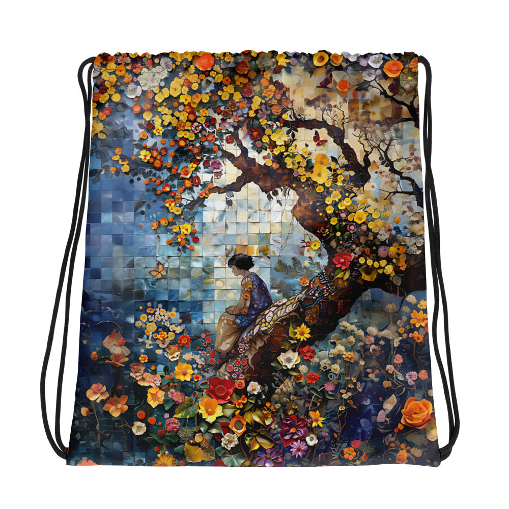 Serene Spirit Drawstring bag