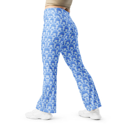 Blue Paws Flare leggings