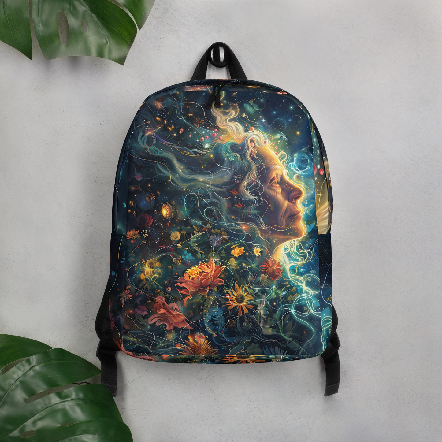 Golden Reflections Minimalist Backpack