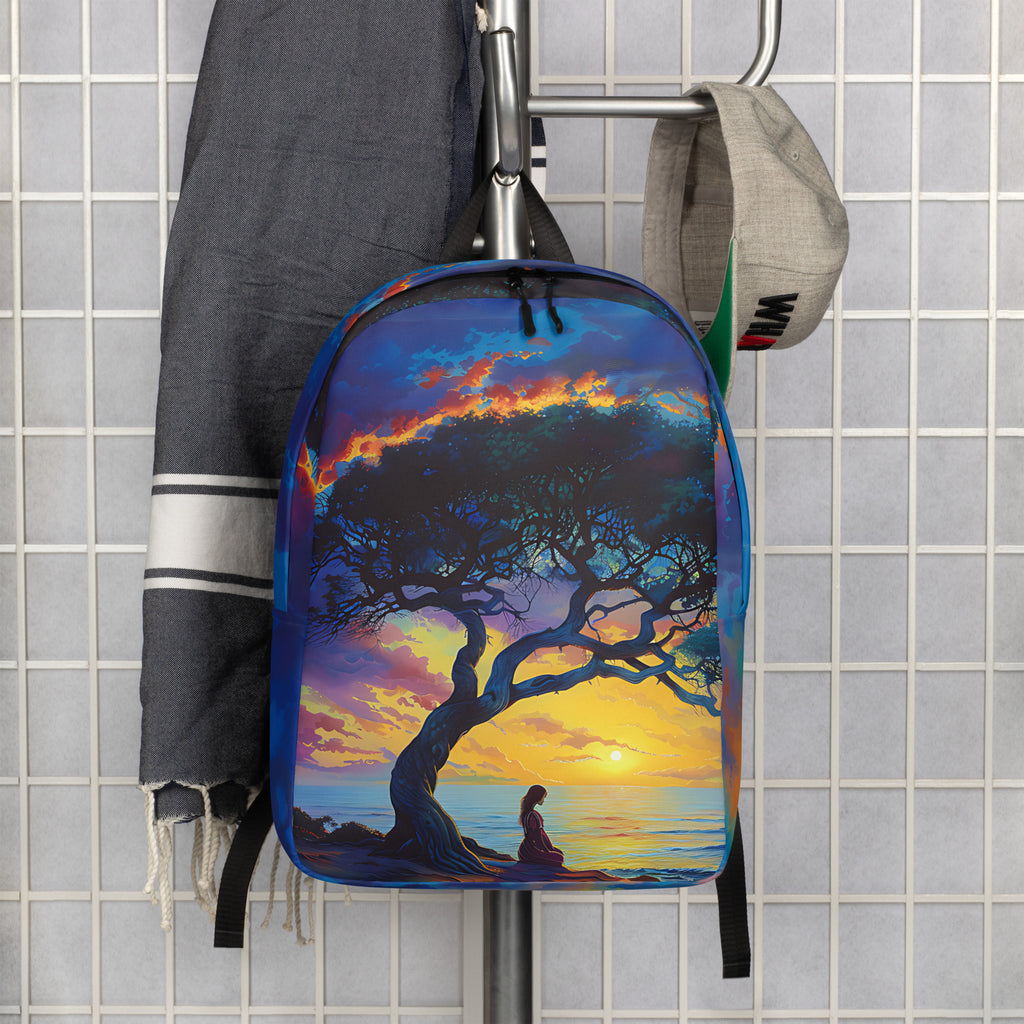 Gleaming Serenity Minimalist Backpack