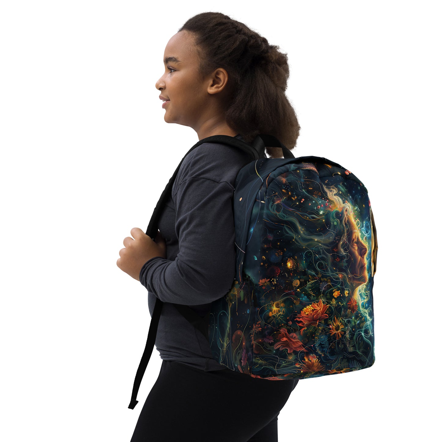 Golden Reflections Minimalist Backpack