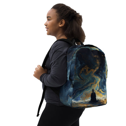 Gleaming Serenity Minimalist Backpack