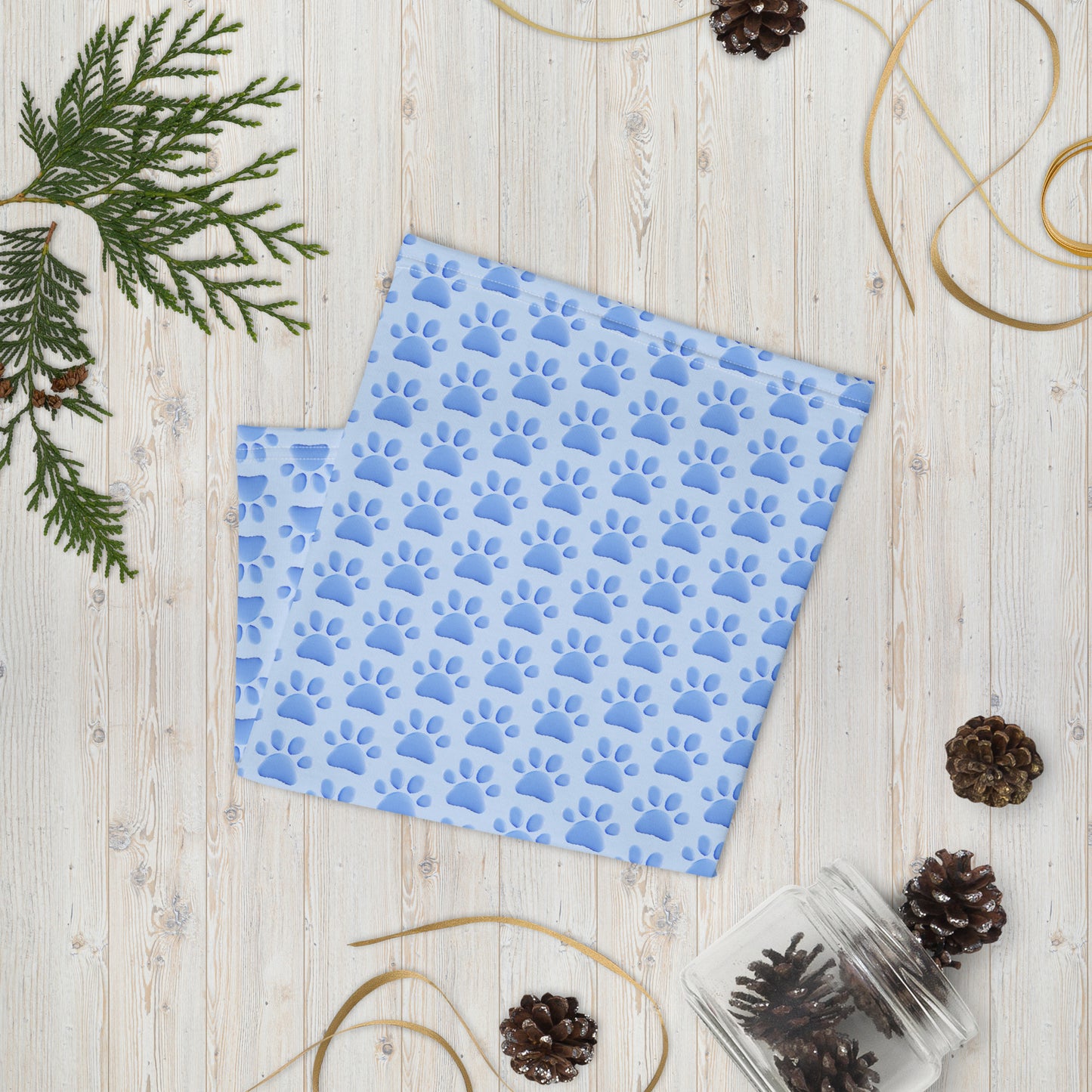 Blue Paws Neck Gaiter