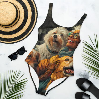 Fur Mama Adventures One-Piece Swimsuit