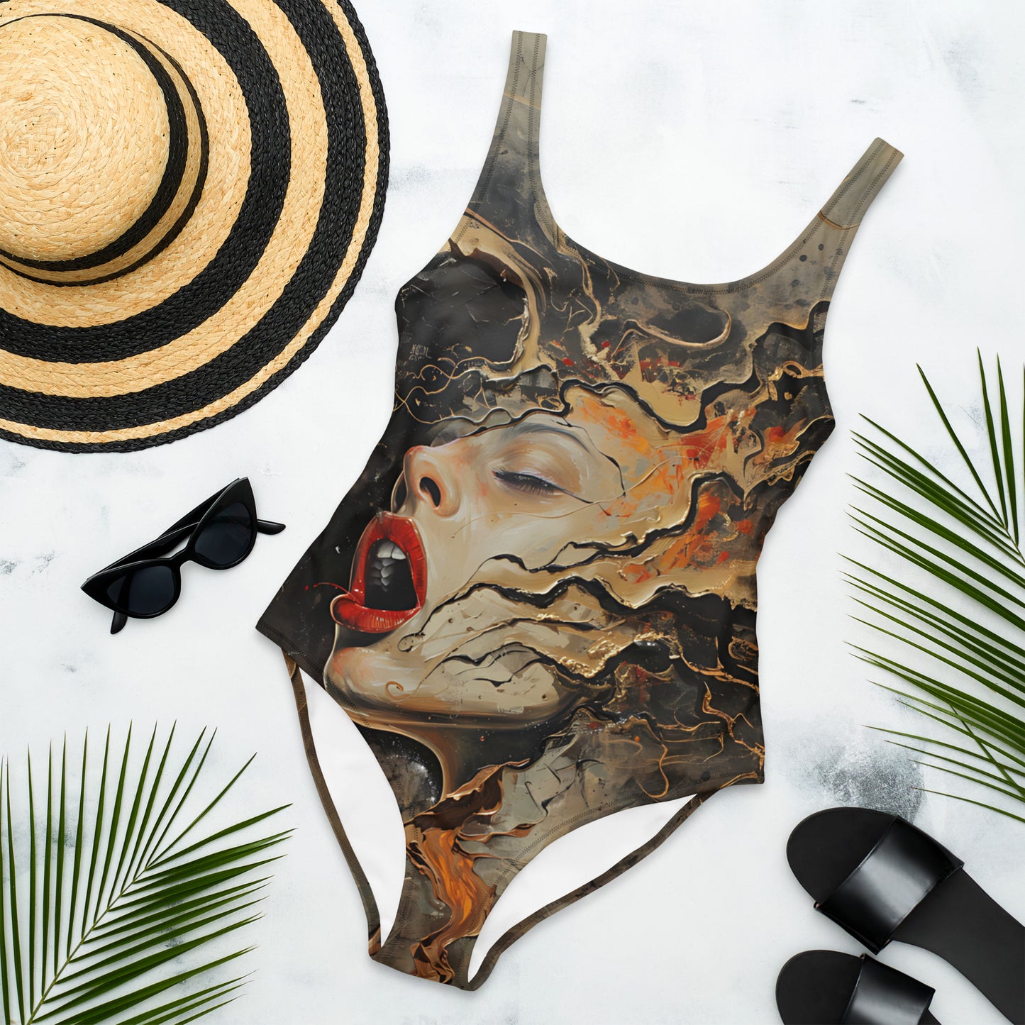 Confident Chic One-Piece Swimsuit