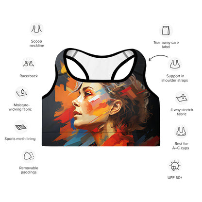 Bold & Brave Padded Sports Bra