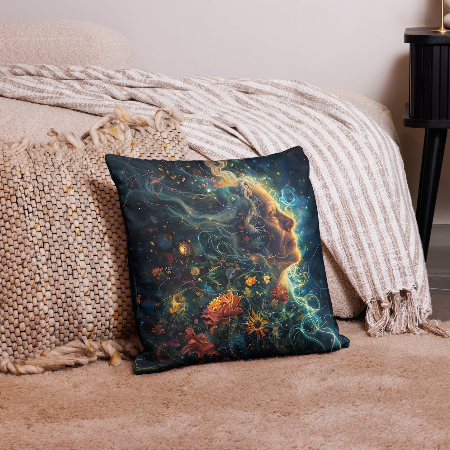 Golden Reflections Premium Pillow