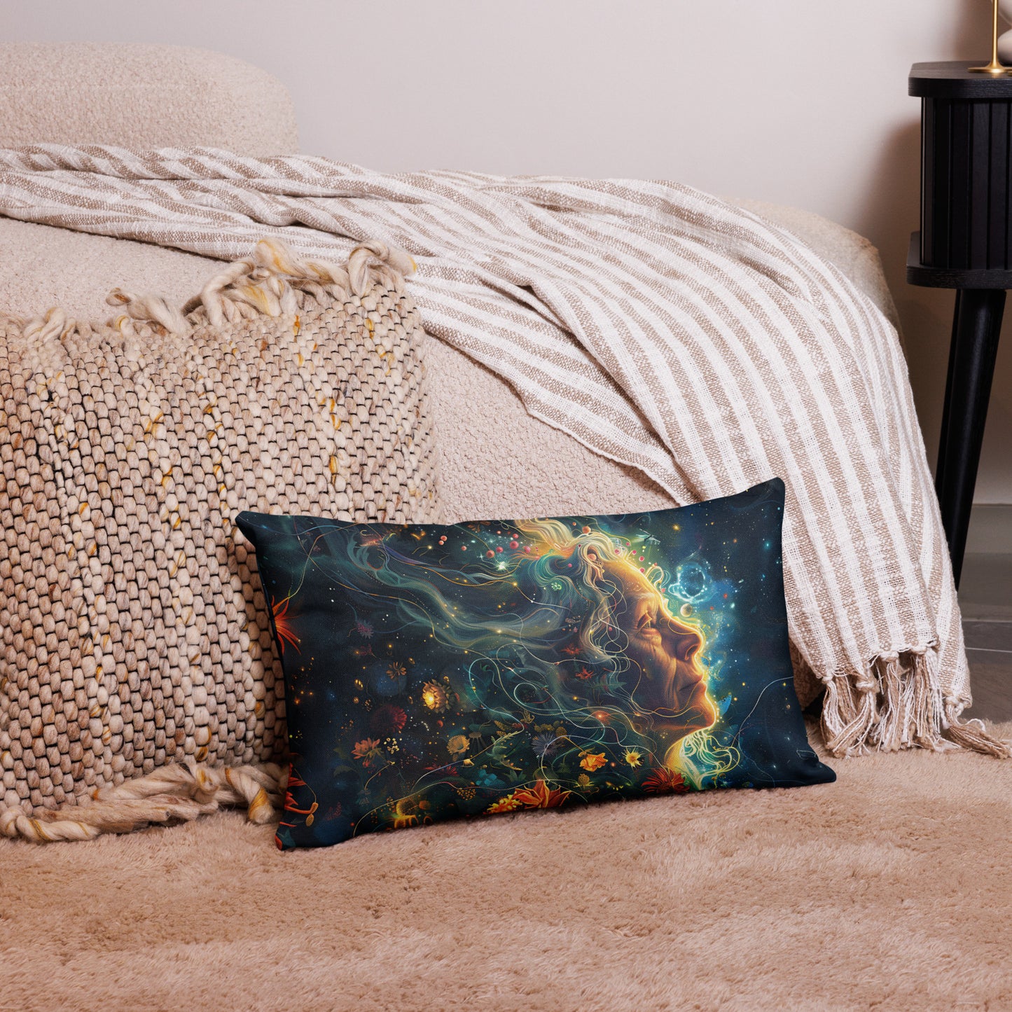 Golden Reflections Premium Pillow