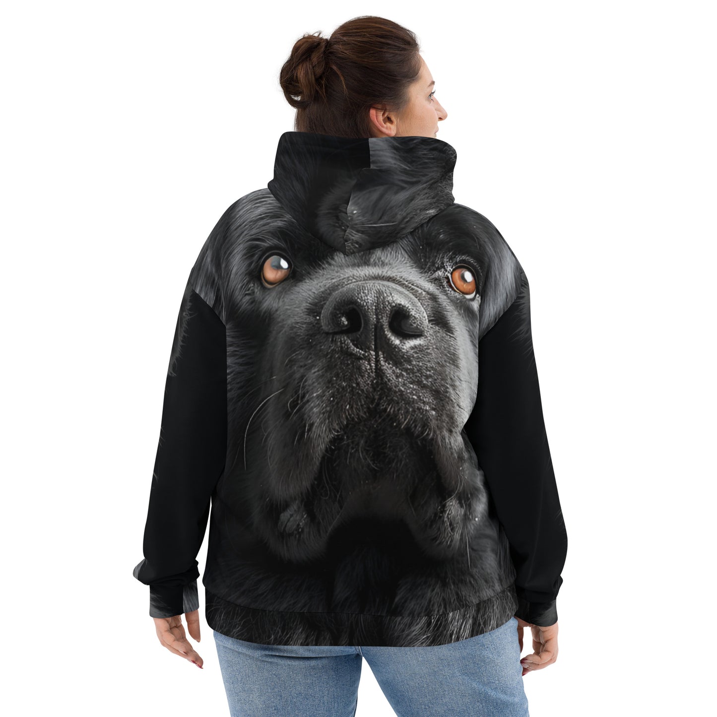 Golden Black Lab Unisex Hoodie