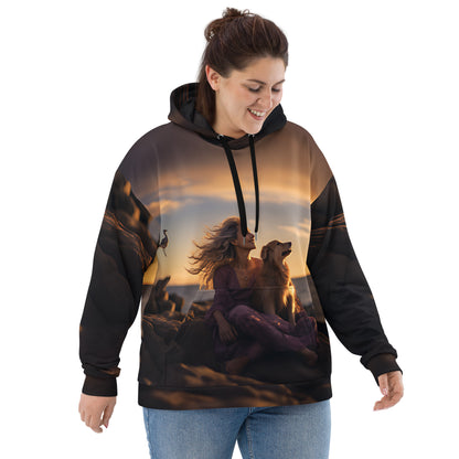 Mom’s Happy Paw Unisex Hoodie