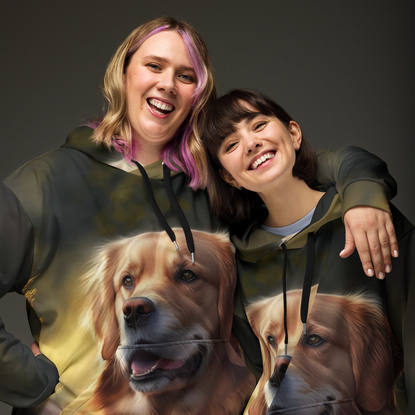 Golden Retriever Joy Unisex Hoodie