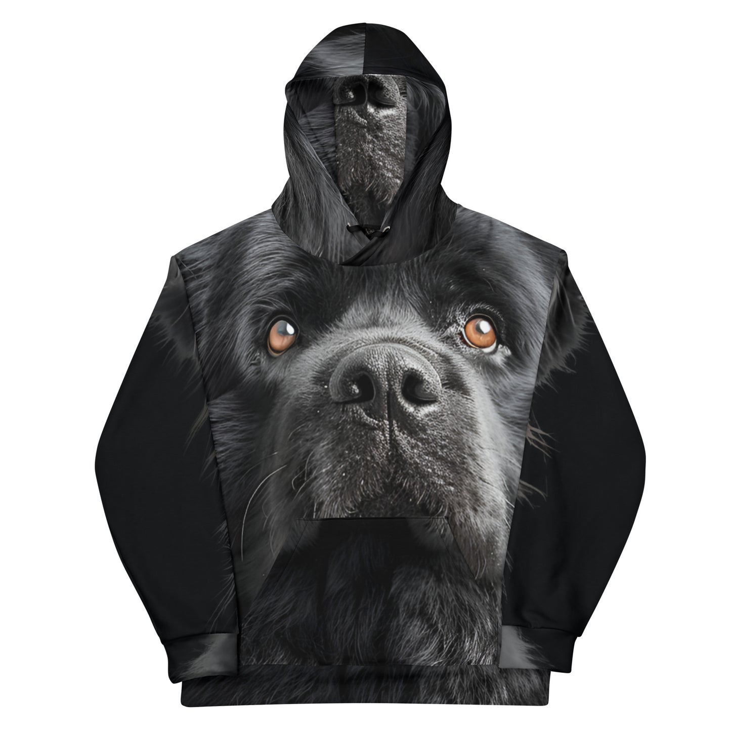 Golden Black Lab Unisex Hoodie