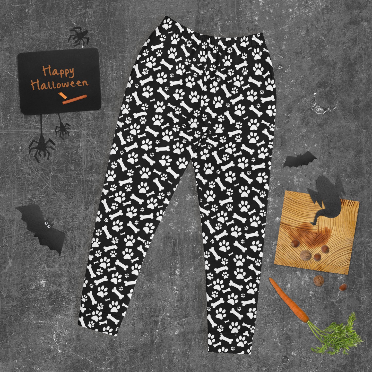 Black and White Paws Women's Joggers