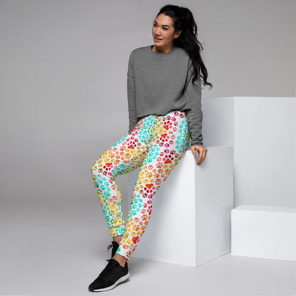 Prismatic Pawprints Women's Joggers