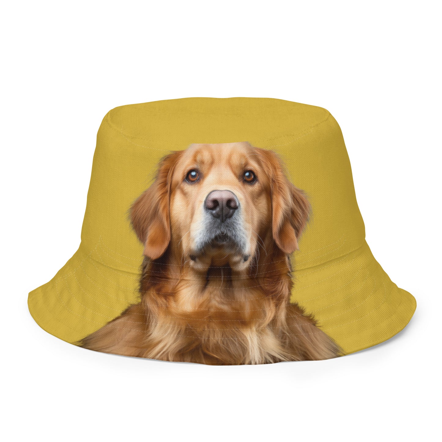 Golden Black Lab x Our Goldie Companion Reversible bucket hat