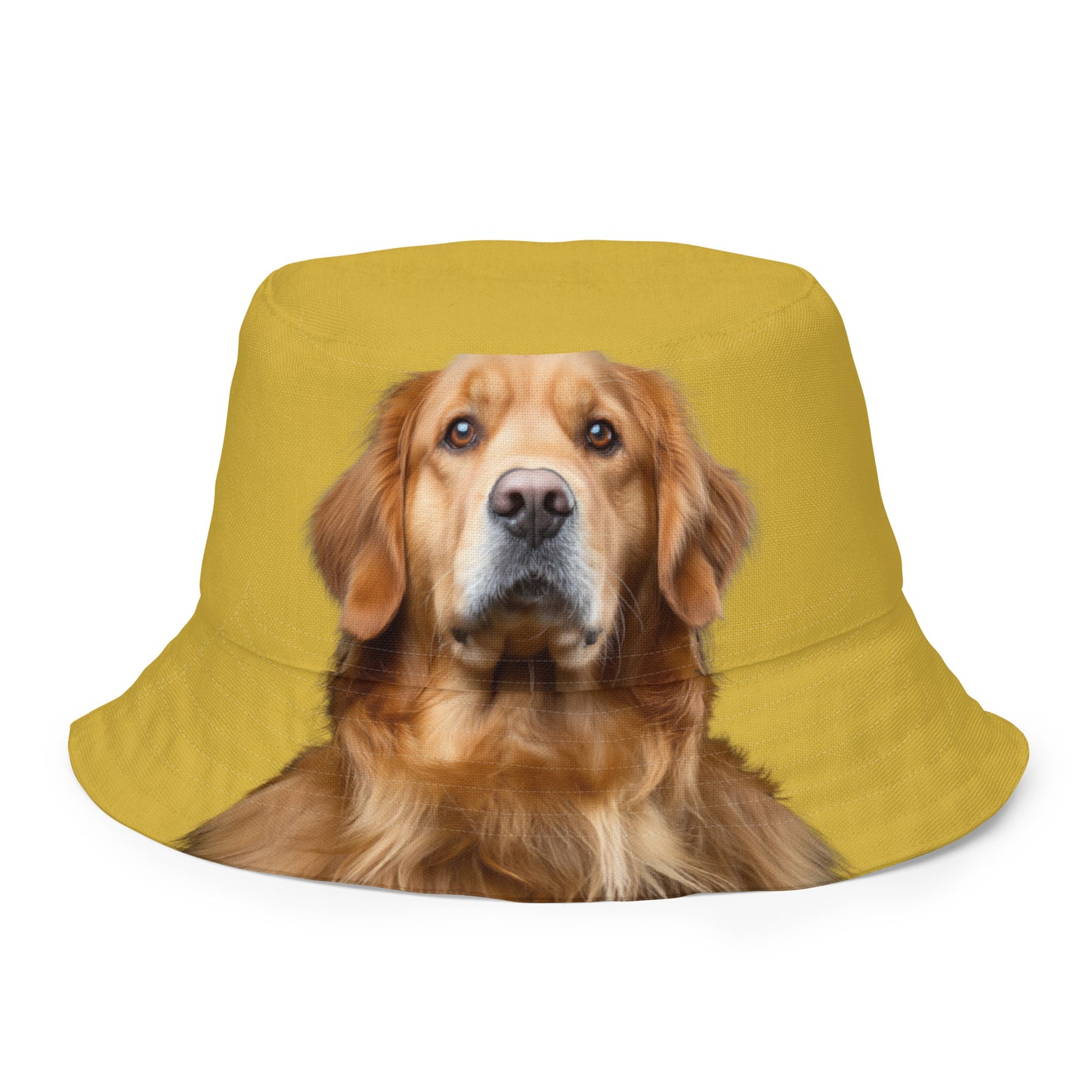 Golden Black Lab x Our Goldie Companion Reversible bucket hat