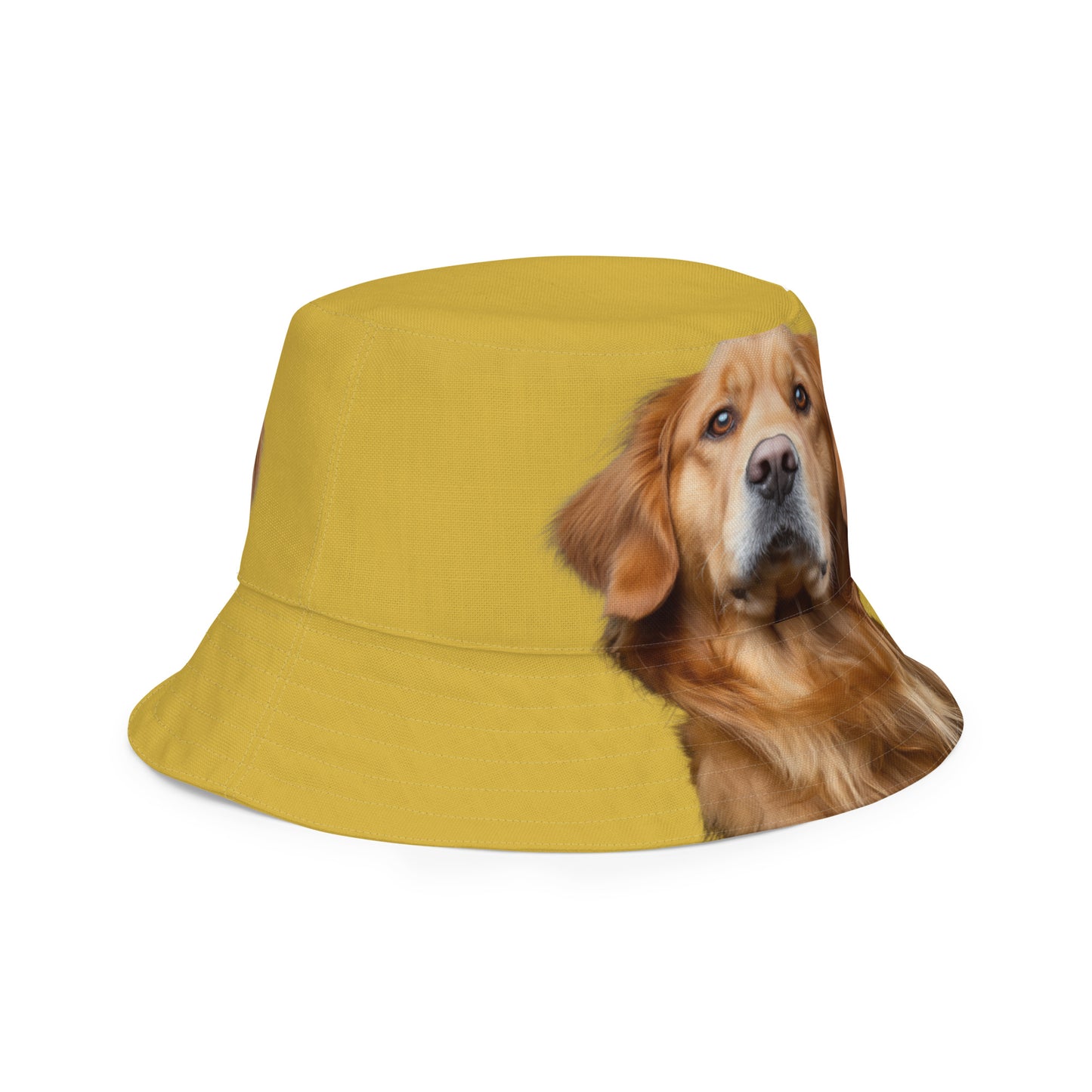 Golden Black Lab x Our Goldie Companion Reversible bucket hat