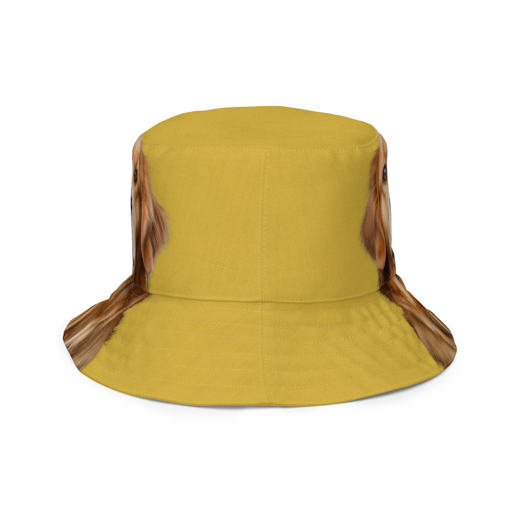 Golden Black Lab x Our Goldie Companion Reversible bucket hat
