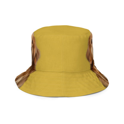 Golden Black Lab x Our Goldie Companion Reversible bucket hat