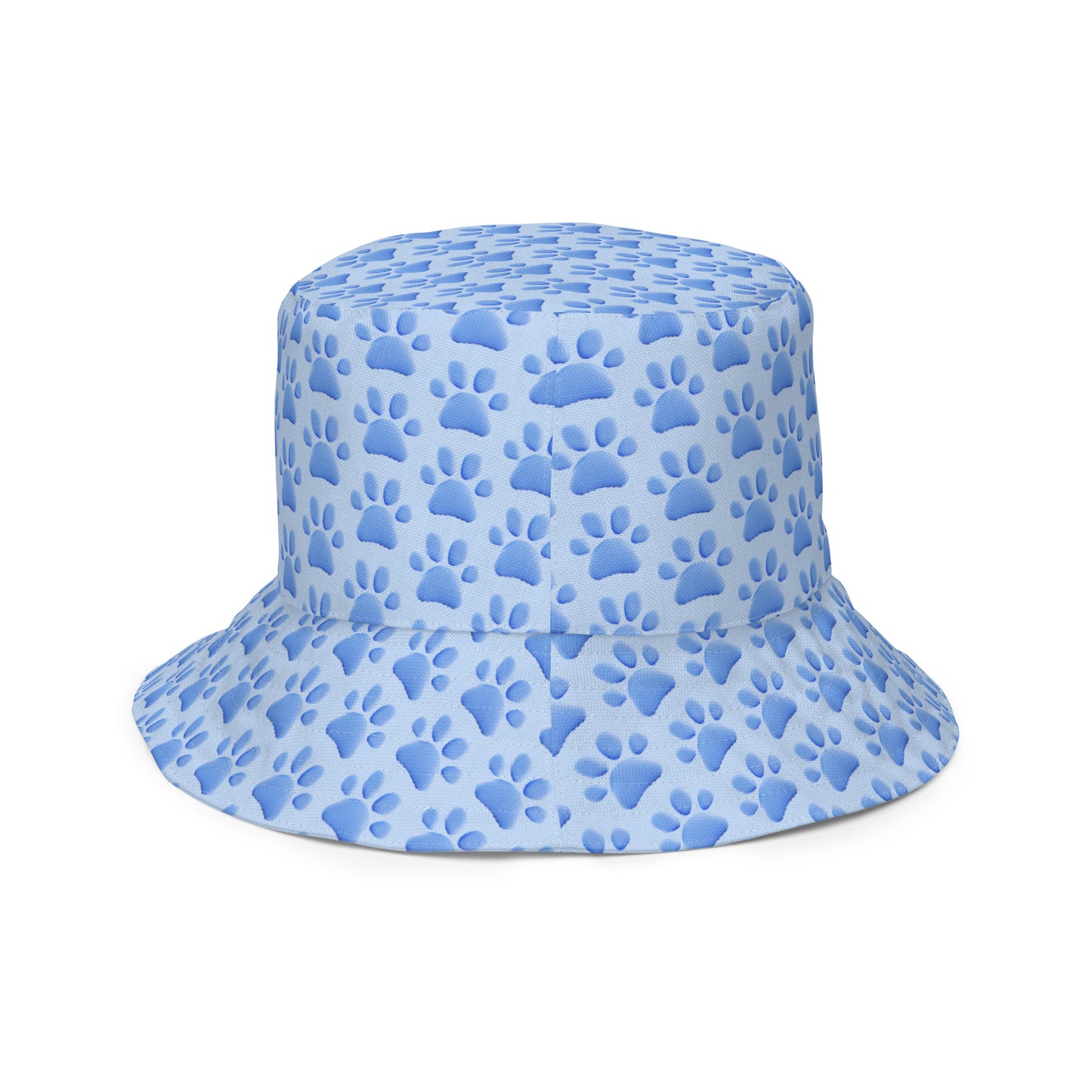 Blue Paws x Rainbow Paws Reversible bucket hat