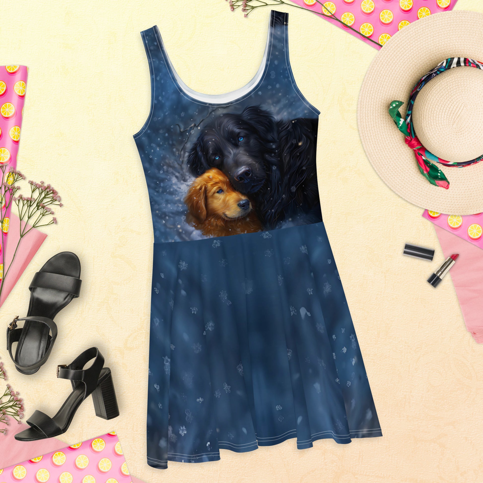 Winter Guardians Skater Dress The Golden Life Shop Winter Guardians Skater Dress The Golden Life Shop