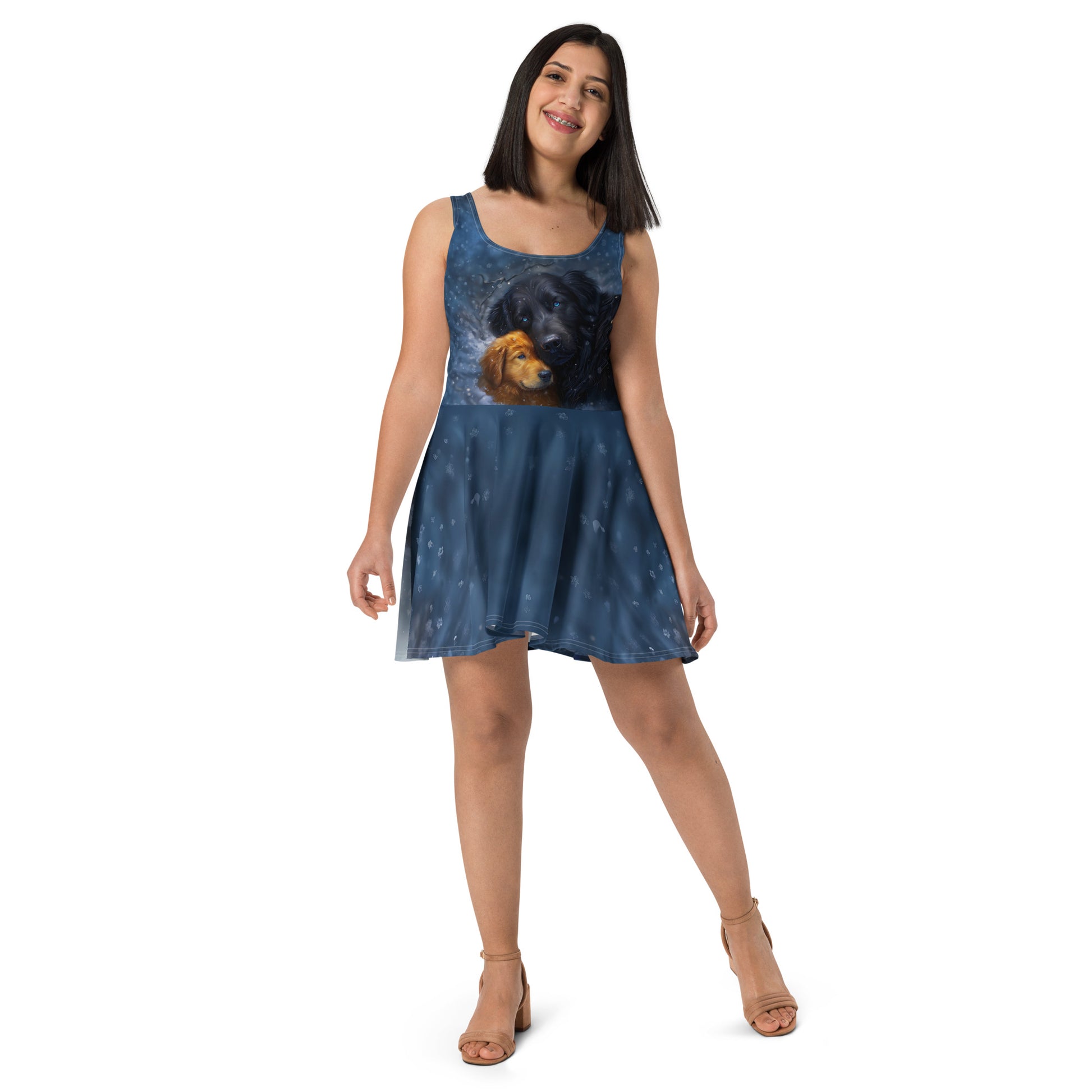 Winter Guardians Skater Dress The Golden Life Shop Winter Guardians Skater Dress The Golden Life Shop