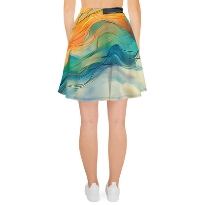 Women Rising Skater Skirt